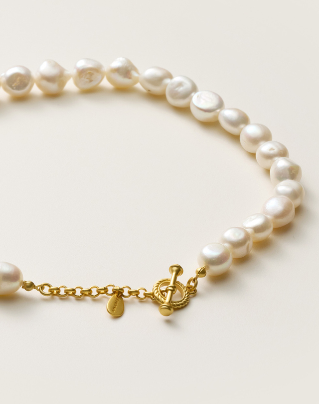 아마디 CLASSIC FRESH WATHER PEARL NECKLACE 11mm_LIMITED EDITION 착용컷