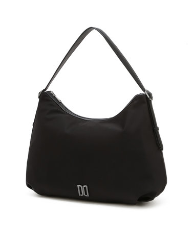 [DAKS NYLON] 블랙 DD로고 나일론 원단 숄더백 L