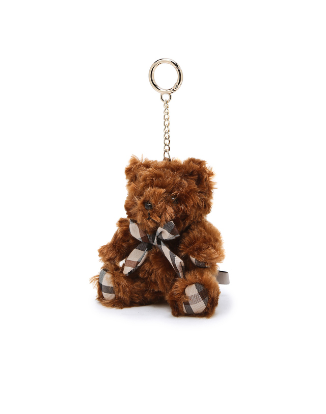 닥스 액세서리 [DAKS BEAR] 닥스 베어 키링 겸 참장식 브라운 착용컷