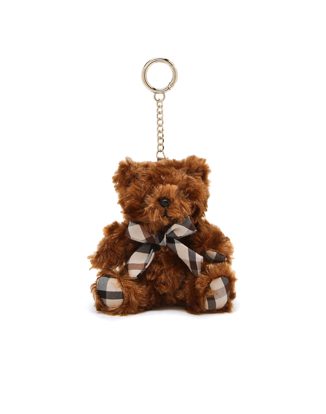 닥스 액세서리 [DAKS BEAR] 닥스 베어 키링 겸 참장식 브라운 착용컷