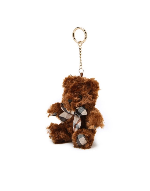 닥스 액세서리 [DAKS BEAR] 닥스 베어 키링 겸 참장식 브라운 상세