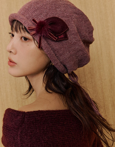[신상][브로치]바이올렛 닥스 코사지 꽃 브로치 모자