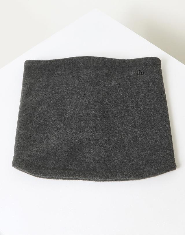 닥스 액세서리 [DAKS MUFFLER][넥워머] 그레이 DD로고자수 솔리드 넥워머 착용컷