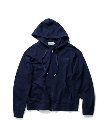 Classic Logo Light Hood Full zip-up_Navy