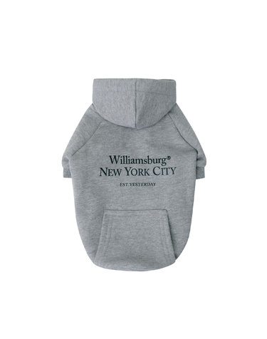 Classic Logo Dog Hoodie_Melange Grey