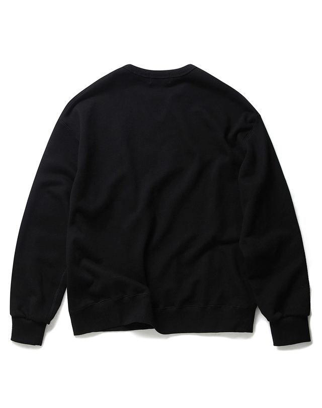 윌리엄스버그 뉴욕시티 Classic Logo Heavy Sweat Shirt_Black 블랙 착용컷