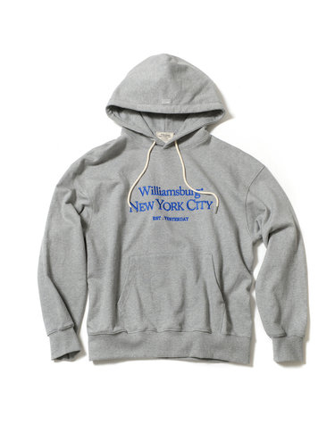 Classic Logo Needlework Hoodie_Melange Grey