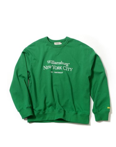 Classic Logo Needlework Sweat Shirt_Green