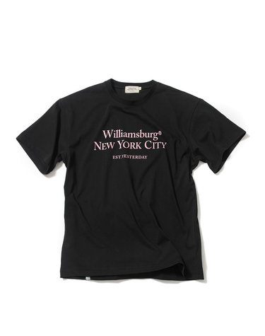 Classic Color Logo Round T_Black Pink
