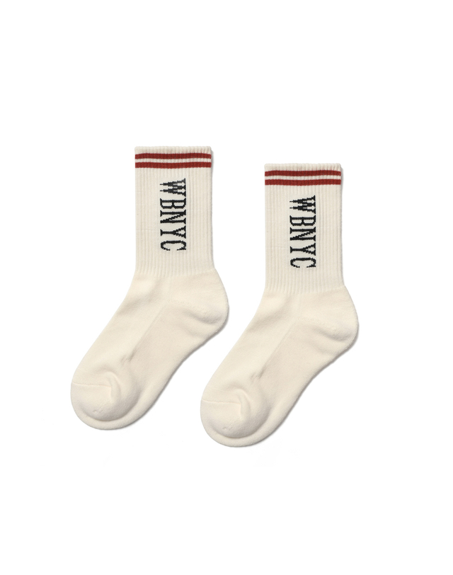윌리엄스버그 뉴욕시티 WBNYC Casual Socks_Red 레드 착용컷