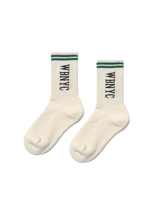 윌리엄스버그 뉴욕시티 WBNYC Casual Socks_Green 그린 착용컷