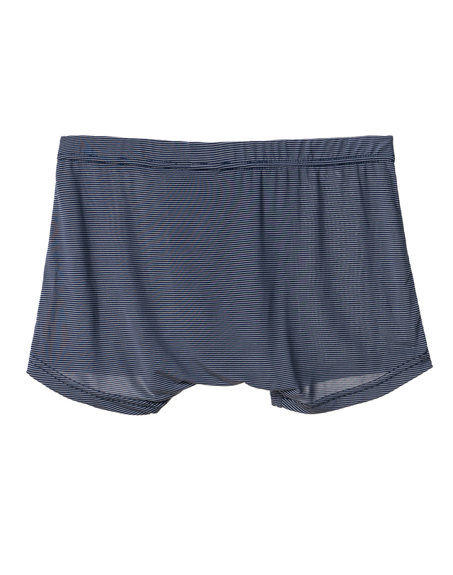 더보엠 남성 모던한 쿨 스트라이프 인견 드로즈 팬티 착용컷