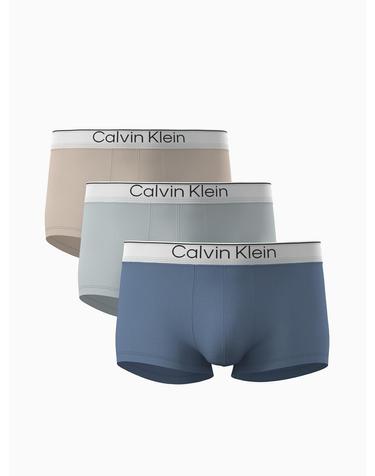 남성 CK 블랙 로우 라이즈 트렁크 3PK_NB36513UK