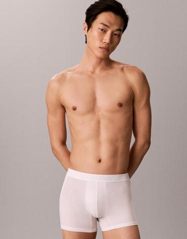 남성 CK 블랙 코튼 스트레치 트렁크_NB4647100