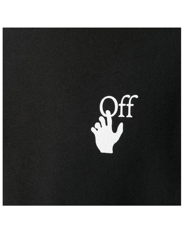오프화이트 [OFFWHITE] 파스칼 애로우 맨투맨 슬림 OMBA025F20FLE0041001 착용컷