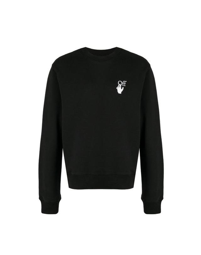 오프화이트 [OFFWHITE] 파스칼 애로우 맨투맨 슬림 OMBA025F20FLE0041001 착용컷