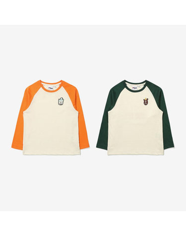 [KIDS] [익스플로어] 키즈 동물 라글란 긴팔 티셔츠 (FK2RLE3103X) (FK2RLE3103X)