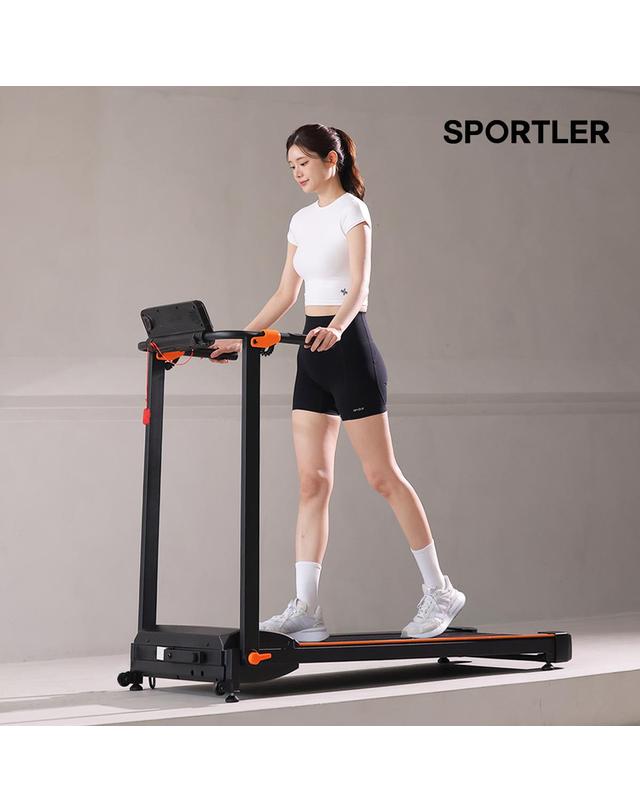 스포틀러 스포틀러 애슬레틱 워킹머신 가정용 워킹패드 접이식 트레드밀 실내 저소음 러닝머신 착용컷