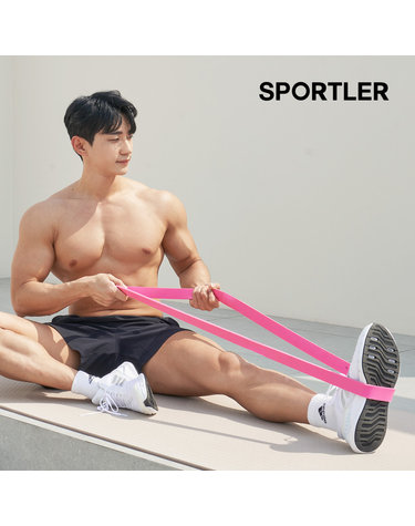 스포틀러 풀업밴드 3단계 턱걸이 철봉 근력 튜빙 라텍스 운동 스포츠 헬스 탄력 고무밴드