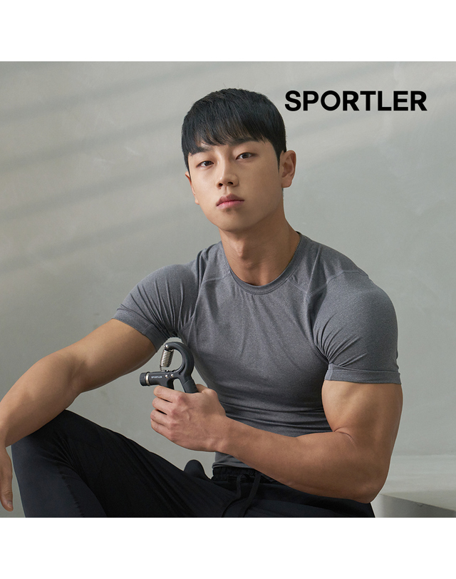 스포틀러 스포틀러 악력기 무소음 강도 조절 60kg 전완근 운동기구 압력기 손 완력기 착용컷