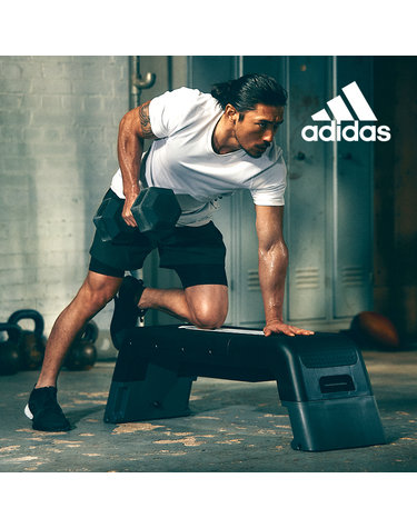 아디다스 HIIT 데크 스텝박스 2단 계단 오르기 운동 기구 런지 푸쉬업 점프 걷기