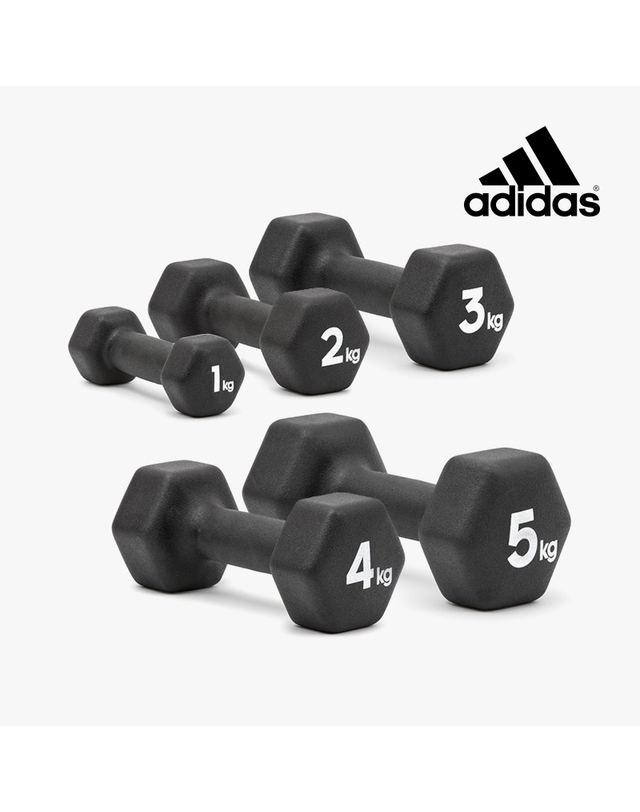아디다스 피트니스 아디다스 육각 아령 4kg 세트 착용컷