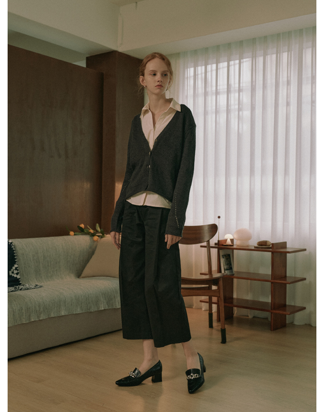 케리제이드 Necklace Loafer_Black 블랙 착용컷