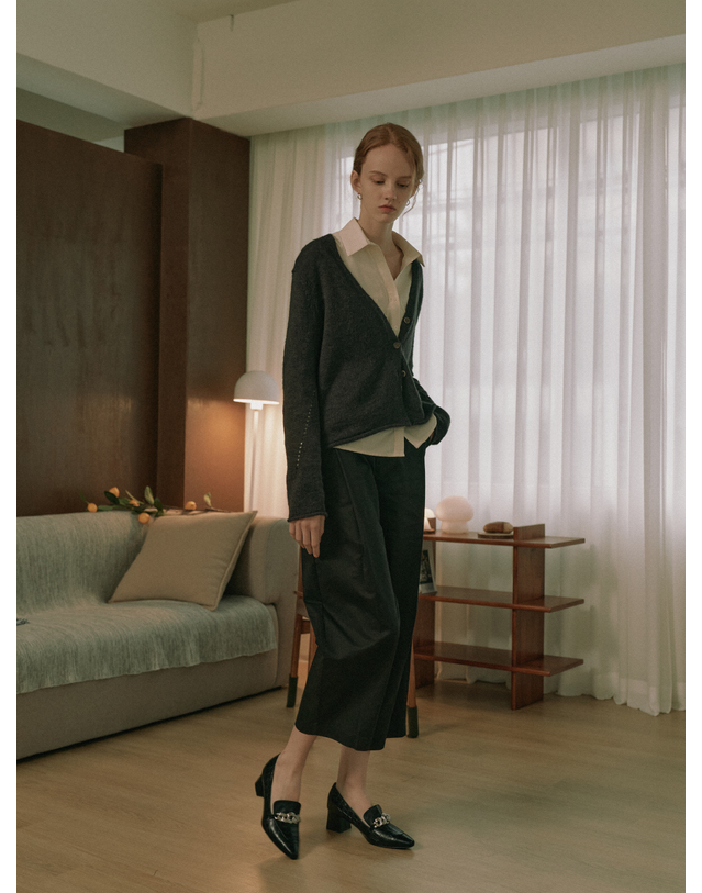 케리제이드 Necklace Loafer_Black 블랙 착용컷