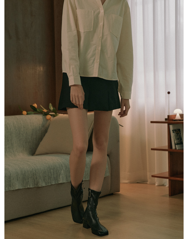 케리제이드 Tina Socks Boots_Black 블랙 착용컷