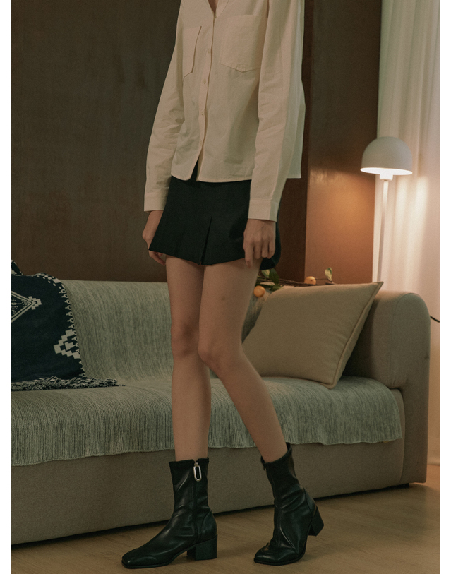 케리제이드 Tina Socks Boots_Black 블랙 착용컷