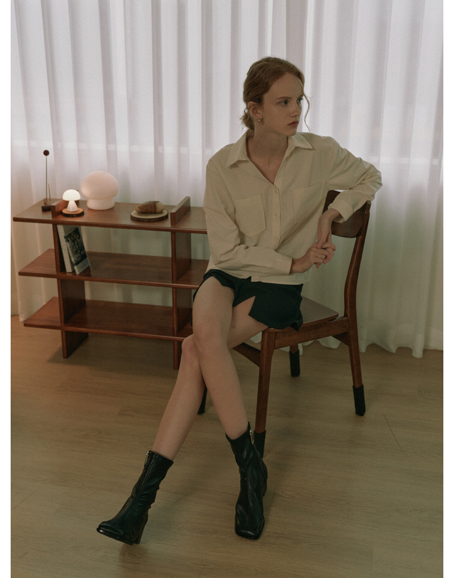 케리제이드 Tina Socks Boots_Black 블랙 착용컷