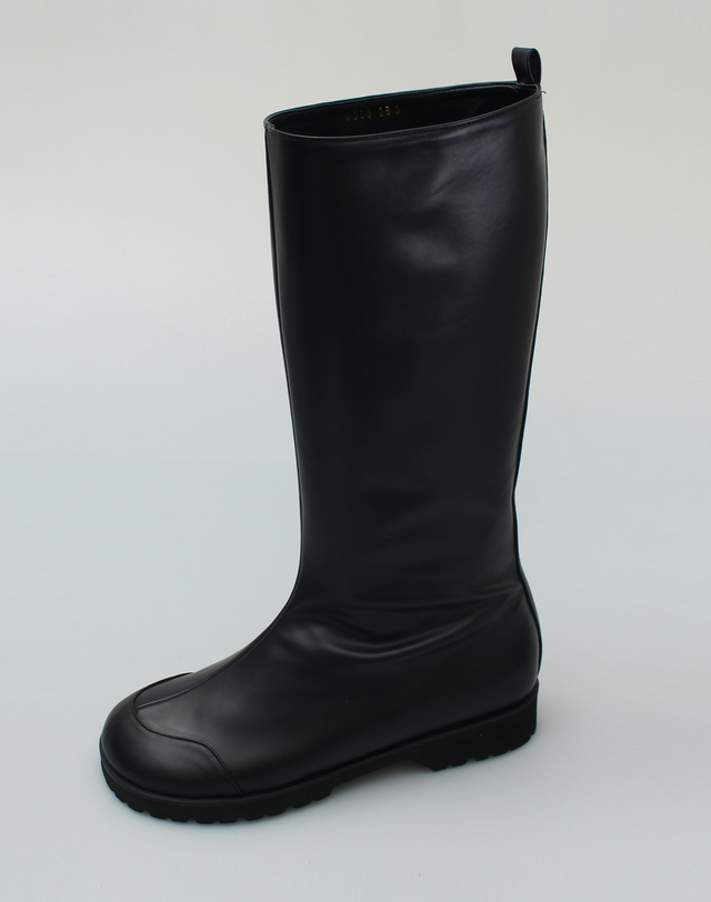 케리제이드 Flat Long Boots_Black 블랙 착용컷