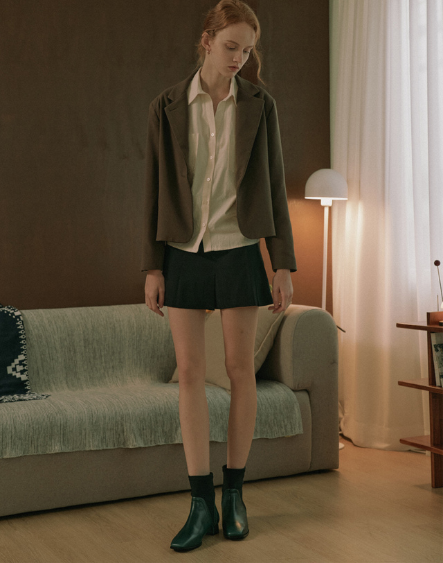 케리제이드 Selena Boots_Green 착용컷