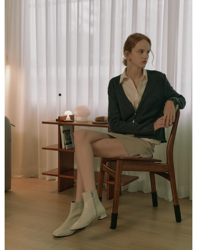 케리제이드 Inner Comb Boots_Ivory 착용컷