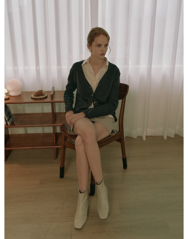 케리제이드 Inner Comb Boots_Ivory 착용컷
