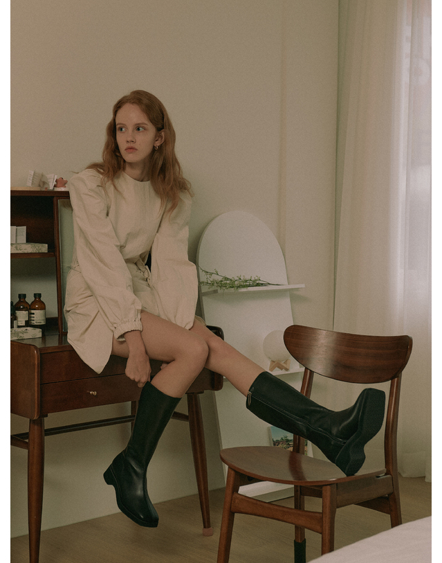 케리제이드 Flatform LongBoots_Black 블랙 착용컷