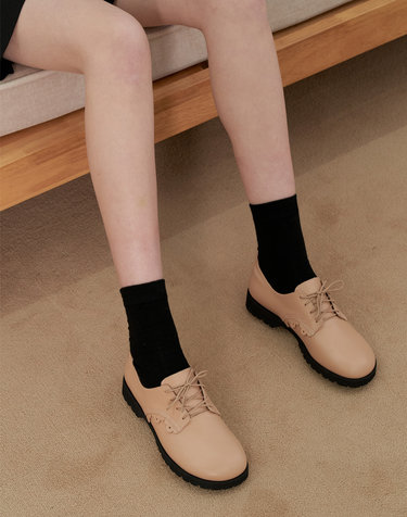 Flower Loafer_PinkBeige