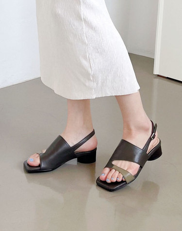 [VETIANO 베티아노] 엘리카 투톤 샌들 2C / Elica Two-tone Sandals 2C