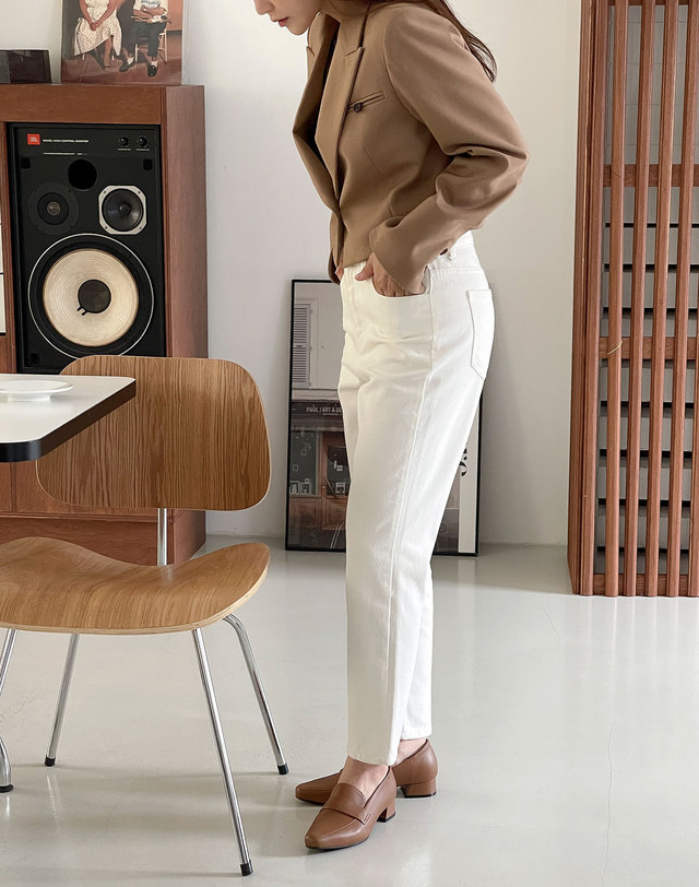 베티아노 [VETIANO 베티아노] 로렌 쉽스킨 클래식 로퍼 3color / Lauren sheepskin classic loafers 3colors 착용컷