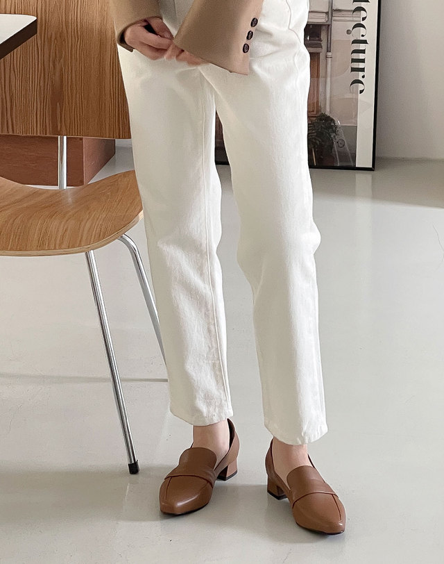 베티아노 [VETIANO 베티아노] 로렌 쉽스킨 클래식 로퍼 3color / Lauren sheepskin classic loafers 3colors 착용컷