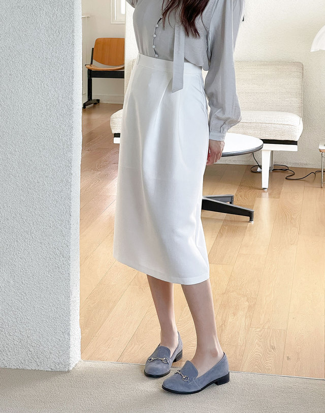 베티아노 [VETIANO 베티아노] 라일리 스웨이드 로퍼 플랫 / Riley suede loafer flats 착용컷