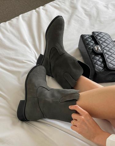 [VETIANO 베티아노] 소프트 웨스턴 미드 부츠 / Soft Western Mid Boots