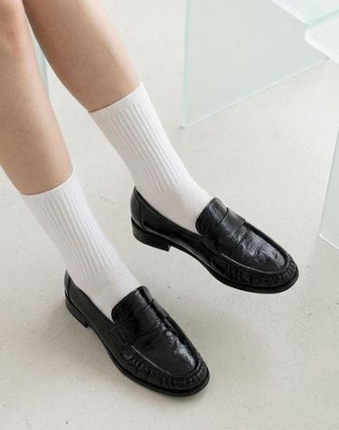 [VETIANO 베티아노] 컨투어 셔링 로퍼 / Contour Shirring Loafer