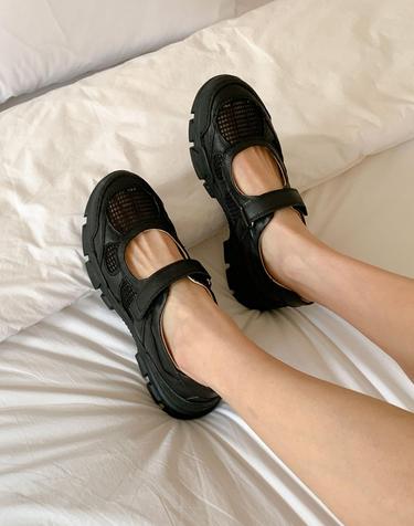 [VETIANO 베티아노] 모션 메쉬 라인 스니커즈 / Motion Mesh Line Sneakers