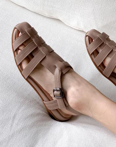 [VETIANO 베티아노] 모스 라인 위브 샌들 / Moss Line Weave Sandal