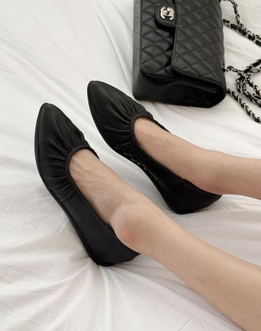 [VETIANO 베티아노] 오르베나 셔링 슈즈 / Orbena Shirred Flat Shoes