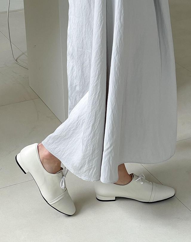 베티아노 [VETIANO 베티아노] 클레어 소프트 스퀘어 로퍼 2color / Claire Soft Square Loafer 2color 착용컷