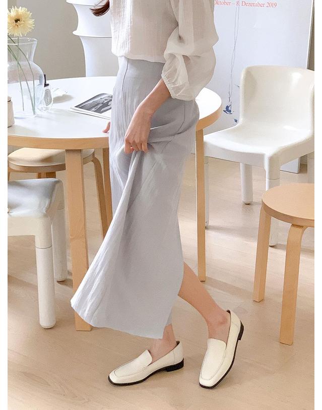 베티아노 [VETIANO 베티아노] 리네아 스퀘어 로퍼 2color / Linea Square Loafer 2color 착용컷