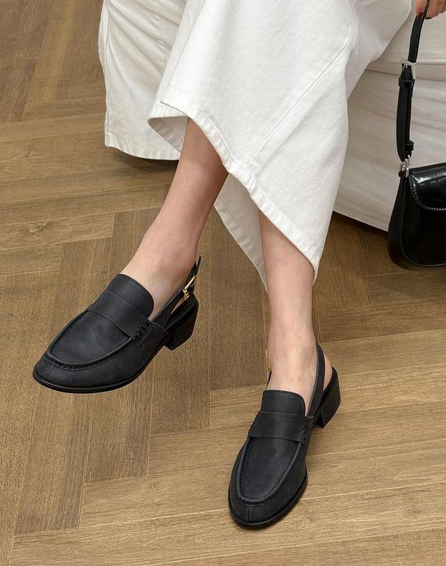 베티아노 [VETIANO 베티아노] 브렐 클래식 슬링 로퍼 / Brell Classic Sling Loafers 착용컷