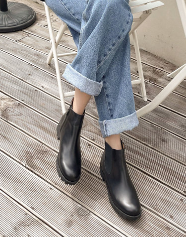 [VETIANO 베티아노]  러버솔 숏 shorts 첼시부츠 3C / Rubber Sole Shorts Chelsea Boots 3C